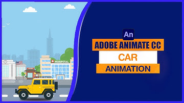 Adobe Animate CC: Car Animation | Vehicle Animation | 2d animation