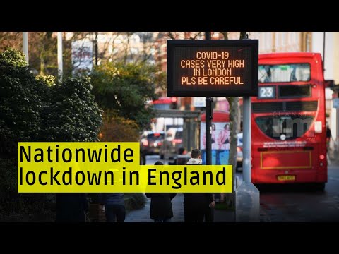 U.K PM Boris Johnson announced a nationwide lockdown in England