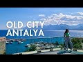 Antalya turquie aujourdhui juillet 2022  points de vue de la vieille ville rue commerante