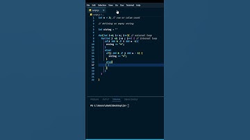 Hollow Star Square Pattern in JavaScript