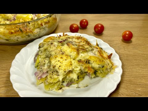 Нежнейшая картофельная запеканка с сыром