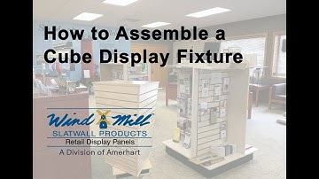 How to Assemble a Cube Display Fixture