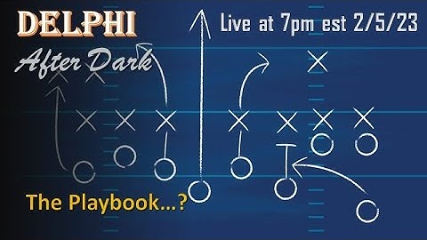 The Playbook...? #Delphi #Mononhighbridge