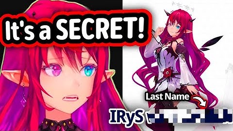 Even IRyS has no idea why Hololive decided to keep Her Last Name a Secret
