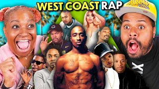 Guess The West Coast Rapper \& Song From the Lyrics | React