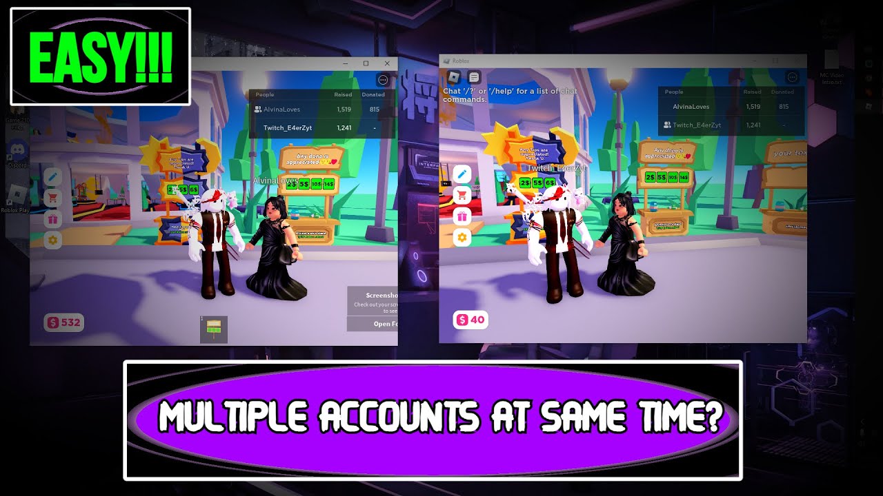How To Run MULTIPLE Roblox Accounts At The Same Time (WORKING 2022