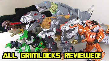 Transformers Grimlock Collection Review - Fall of Cybertron, Vulcun, Masterpiece, Deluxe, & MORE!
