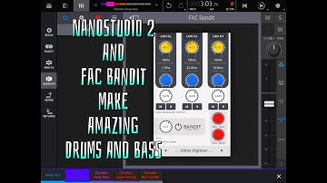 NanoStudio 2 & FAC Bandit Equals Amazing Drums & Bass - iPad Demo