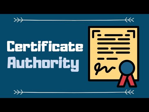 Download Certificates and Certificate Authority Explained