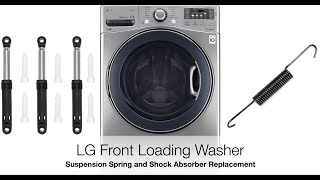 LG Front Loading Washer Tub Springs and Shock Absorber Replacement. Easy DIY, Save $$$
