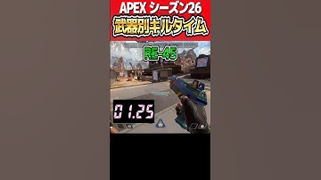 APEX S26武器別キルタイム【ApexLegends 】