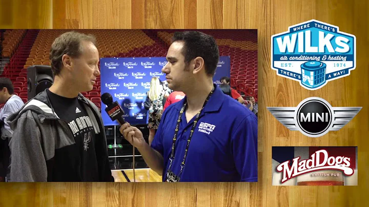 Asst Coach Mike Budenholzer Interview with Eric Me...