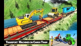 Big trailer heavy machinery transport simulator and hub train screenshot 4