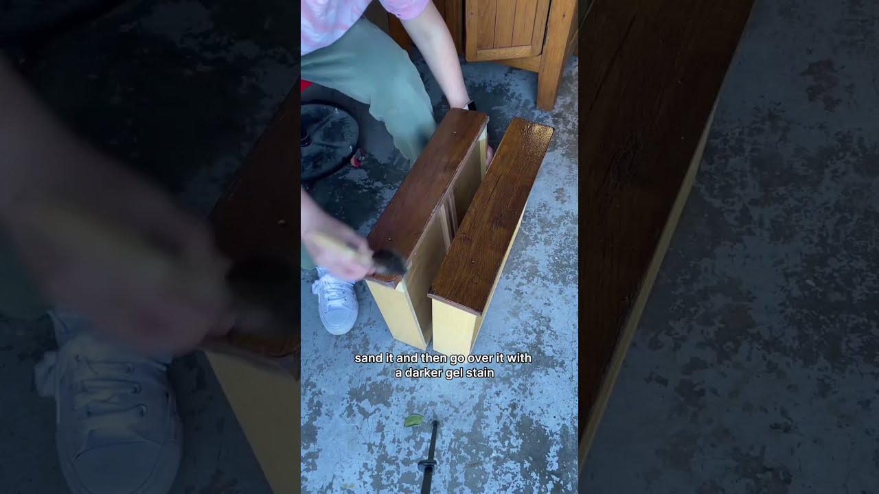 Dark Wood Furniture Is BACK In 2024 Use Gel Stain To Update Orange Oak WITHOUT Stripping 