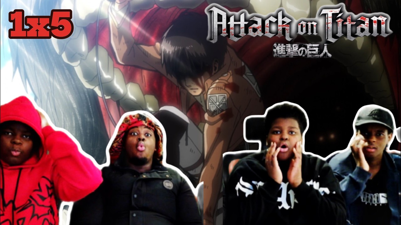 EREN?! THIS CAN'T BE! | Anime NEWBIES vs. Attack on Titan 1x5 | FIRST TIME REACTION