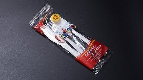 Spoon fork knife mixed packing with full hot runner mold