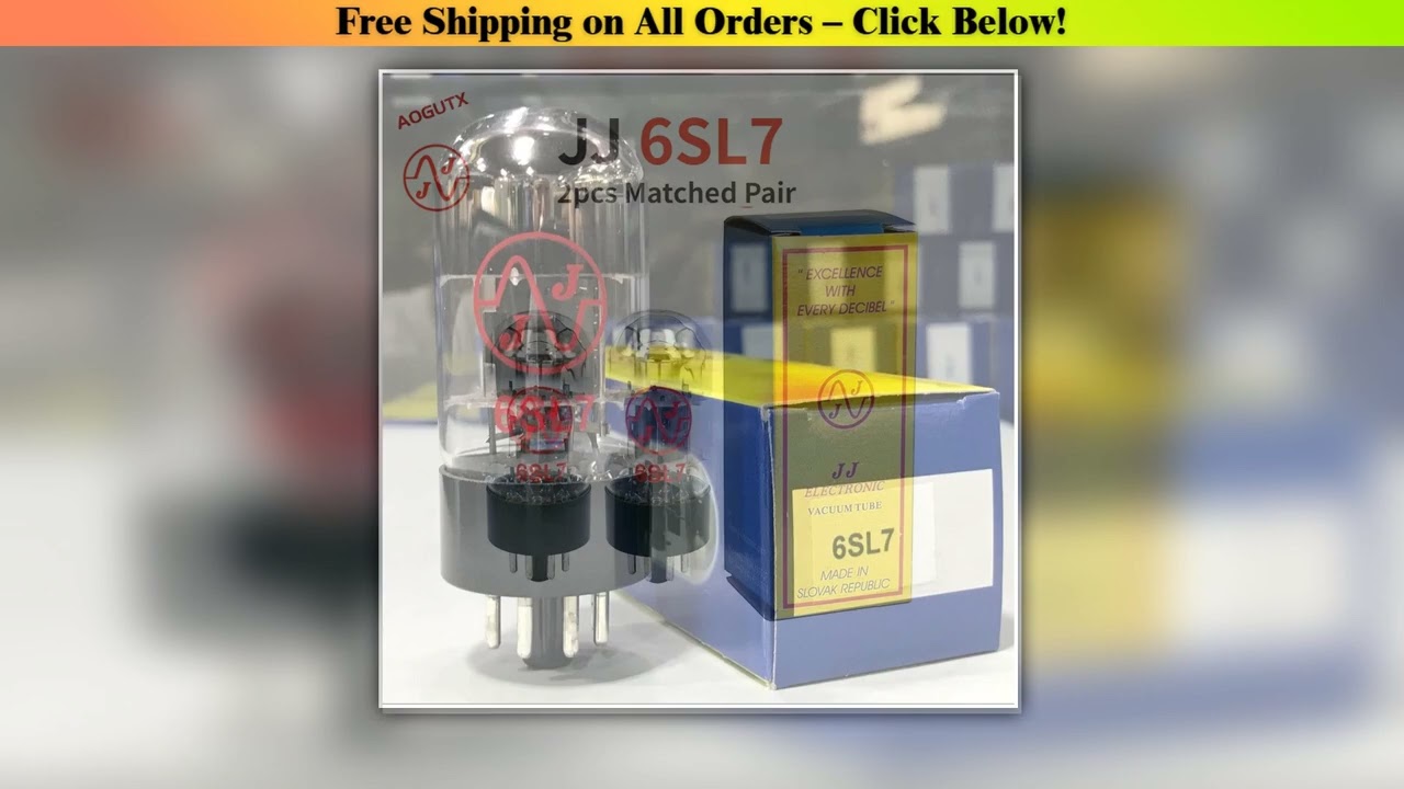 JJ 6SL7 Vacuum Tube Replaces 6N9P ECC35 HIFI Audio Valve Electronic Tube Amplifier Kit DIY Factory