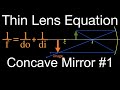 Concave Mirror and Thin Lens Equation Quiz