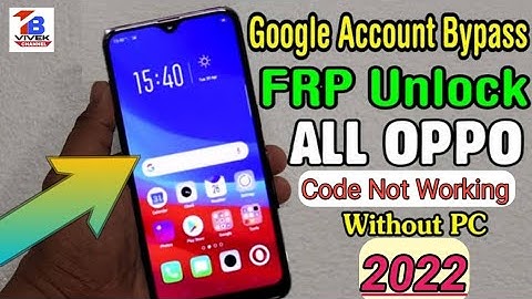 Oppo New models  Frp bypass Latest version cph1933/Oppo A9-2020 Oppo A5-2020