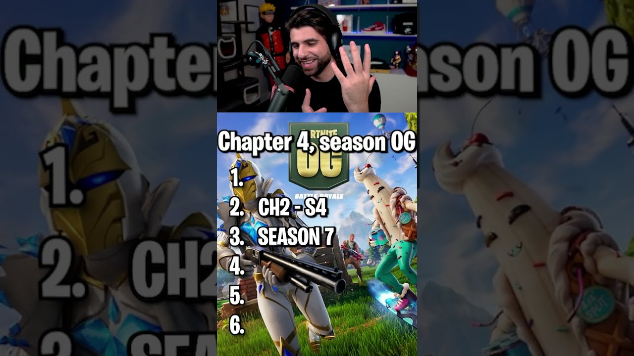 Ranking Fortnite Seasons But You Can T Change