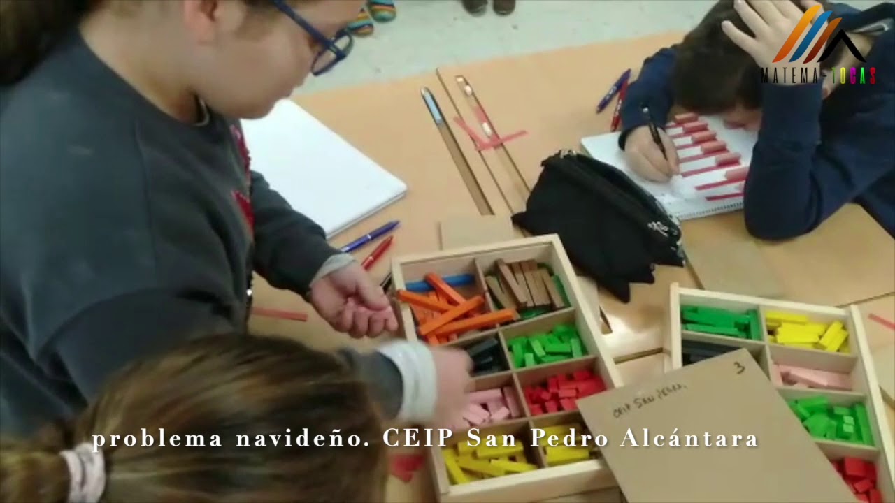 Problema navideño. explicación y resolución manipulativa - YouTube