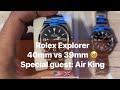 In hand Rolex Explorer 40mm 224270 vs the Explorer 39mm a simple  comparison
