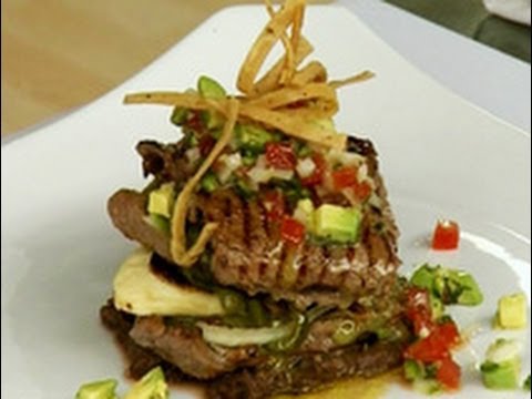 Platillos caseros carne a la tampiqueña con guacamole youtube Platos mexicanos gourmet