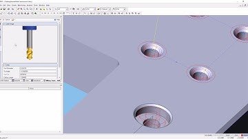 Create a Drill and Modify and Operation in ESPRIT