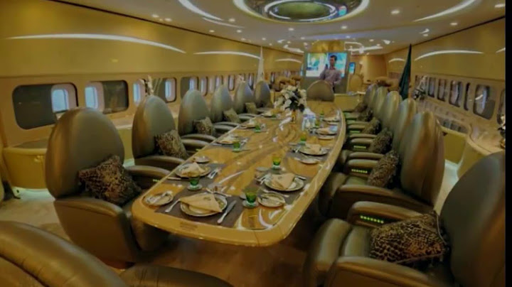 Bienvenue à bord de l'avion privé le plus luxueux du monde