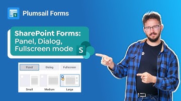 How to open SharePoint Forms in Panel, Dialog, or Fullscreen mode