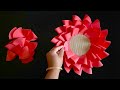 2 Beautiful Red Paper Wall Hanging Ideas / Paper Craft For Home Decoration / Easy Wall Hanging / DIY