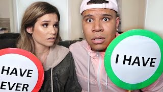 NEVER HAVE I EVER CHALLENGE WITH GIRLFRIEND!! ADMITTING I CHEATED (GONE WRONG)