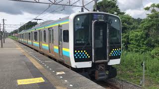 E131系0番台マリR04編成那古船形発車