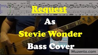 Video thumbnail of "As - Stevie Wonder - Bass Cover - Request"