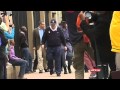 Oscar Trial Pistorius arrives court