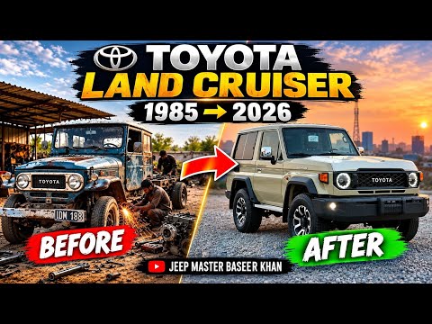 1985 Toyota Land Cruiser RESTORATION  From Rusty Jeep to2026 Transformation Jeep Master Baseer Khan 