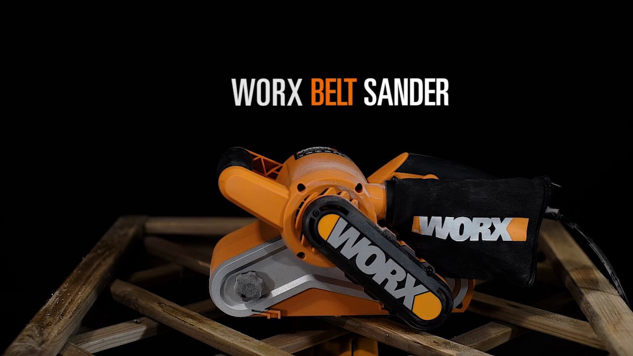 bijkeuken mengen Buitenland WORX WX661 220v BELT SANDER. UK - YouTube