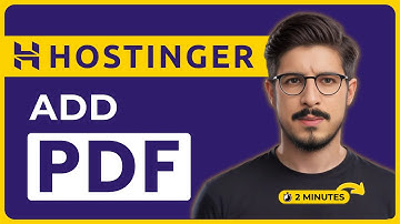 Hoe voeg ik een PDF toe aan mijn Hostinger-website in 2025? | Hoe voeg ik een PDF-document toe aa...