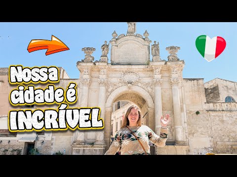 Moramos numa das cidades mais lindas do sul da Itália | Lecce - Puglia