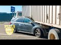 Chevy gets STUCK under a trailer - up close rotator recovery