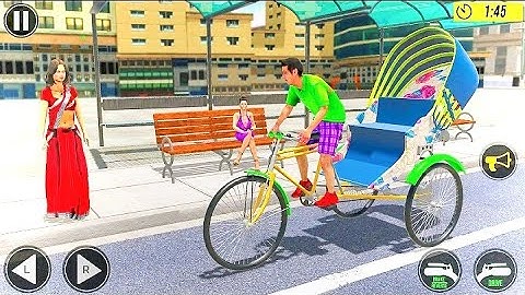 Bicycle Tuk Tuk Auto Rickshaw : New Driving Android Gameplay