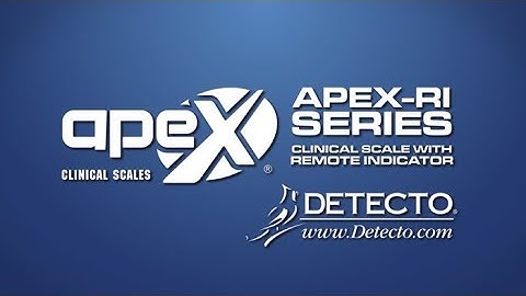 APEX-RI Series Healthcare Scales Demo Video