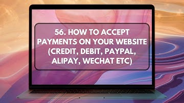 56. How To Accept Payments On Your Website (Credit, Debit, Paypal etc) (Learn To Make A Website WIX)