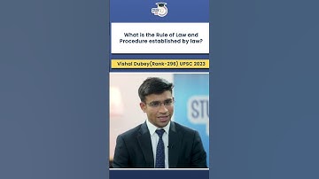 What is the Rule of Law and Procedure established by law