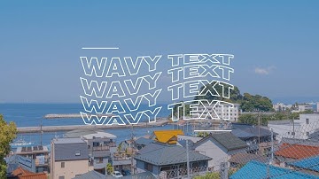 🌊 :: how to make wavy text effect using Photopea