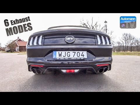 2019 Ford Mustang GT (450hp) – pure SOUND (60FPS)
