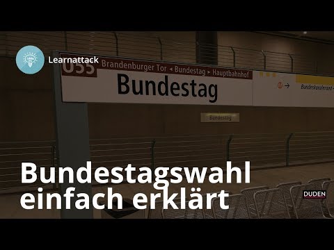 Wie funktioniert die Bundestagswahl? | Duden Learnattack