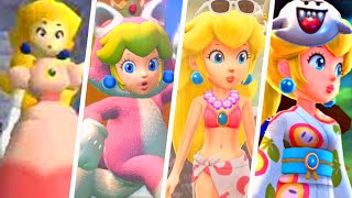 Evolution Of Princess Peach In 3D Super Mario Games 1996 - 2021