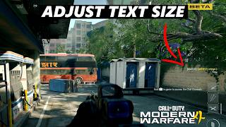 Call Of Duty Modern Warfare 4: How To Adjust Text Chat Text Size