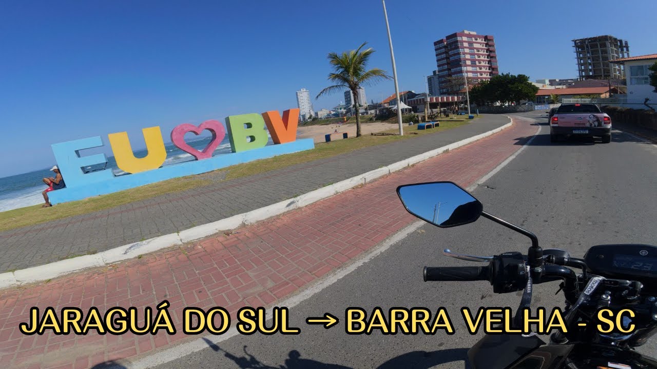 🏍️ Yamaha Factor 150 2025 | Jaraguá do Sul até Barra Velha (via S. João do Itaperiú) | Ida e Volta